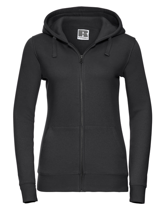 Ladies' Authentic Zipped Hood Jacket - Black