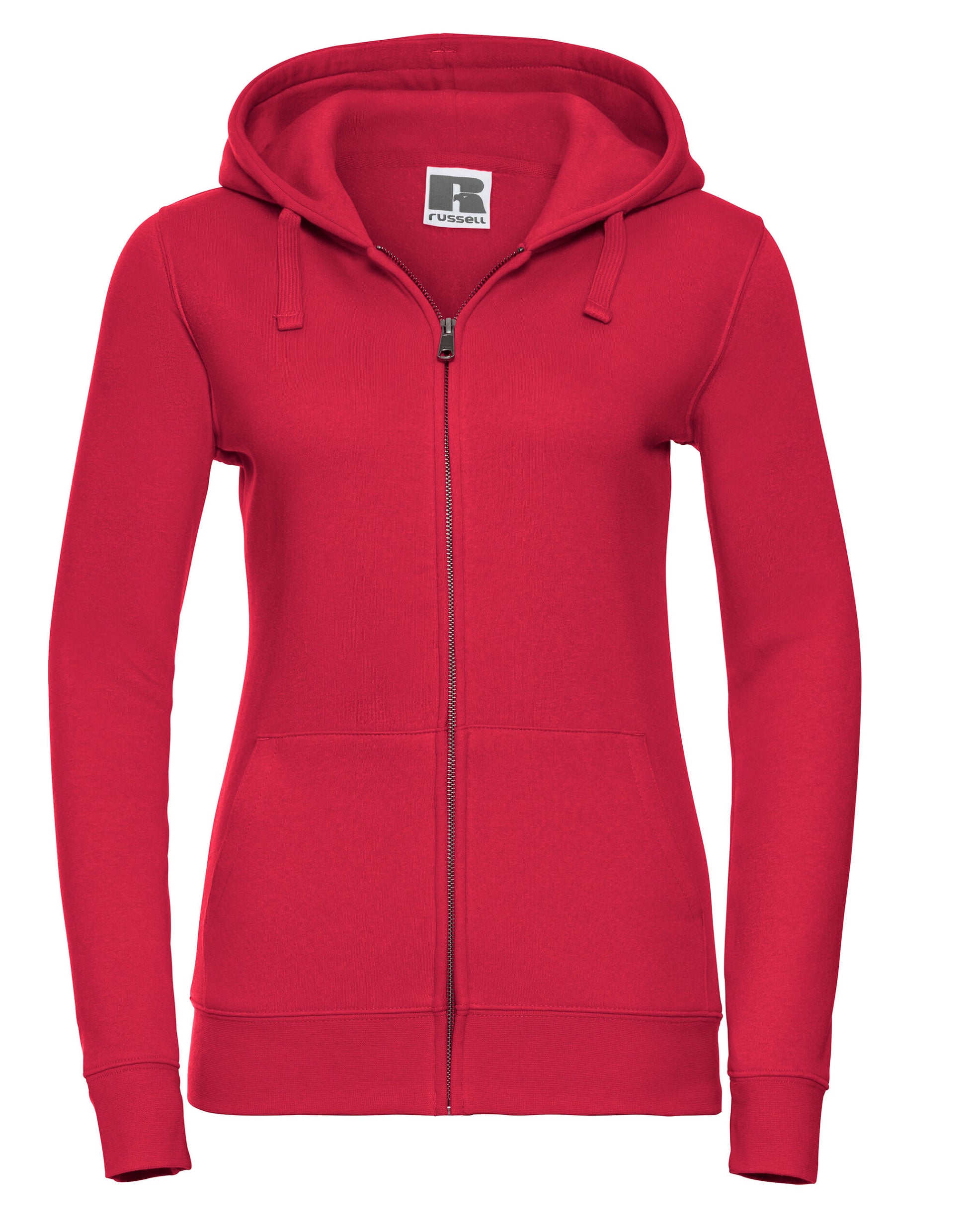 Ladies' Authentic Zipped Hood Jacket - Classic Red