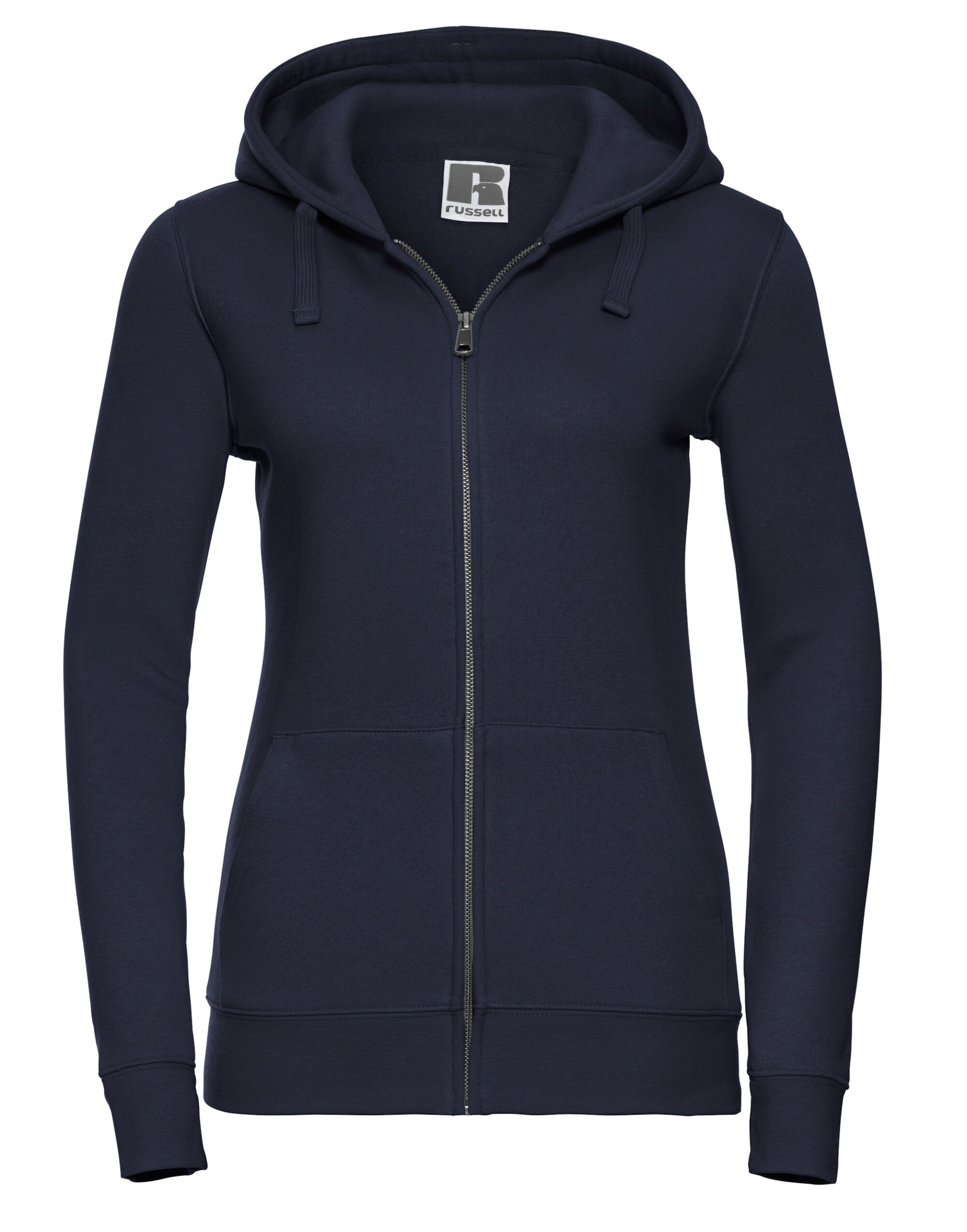 Ladies' Authentic Zipped Hood Jacket - French Navy