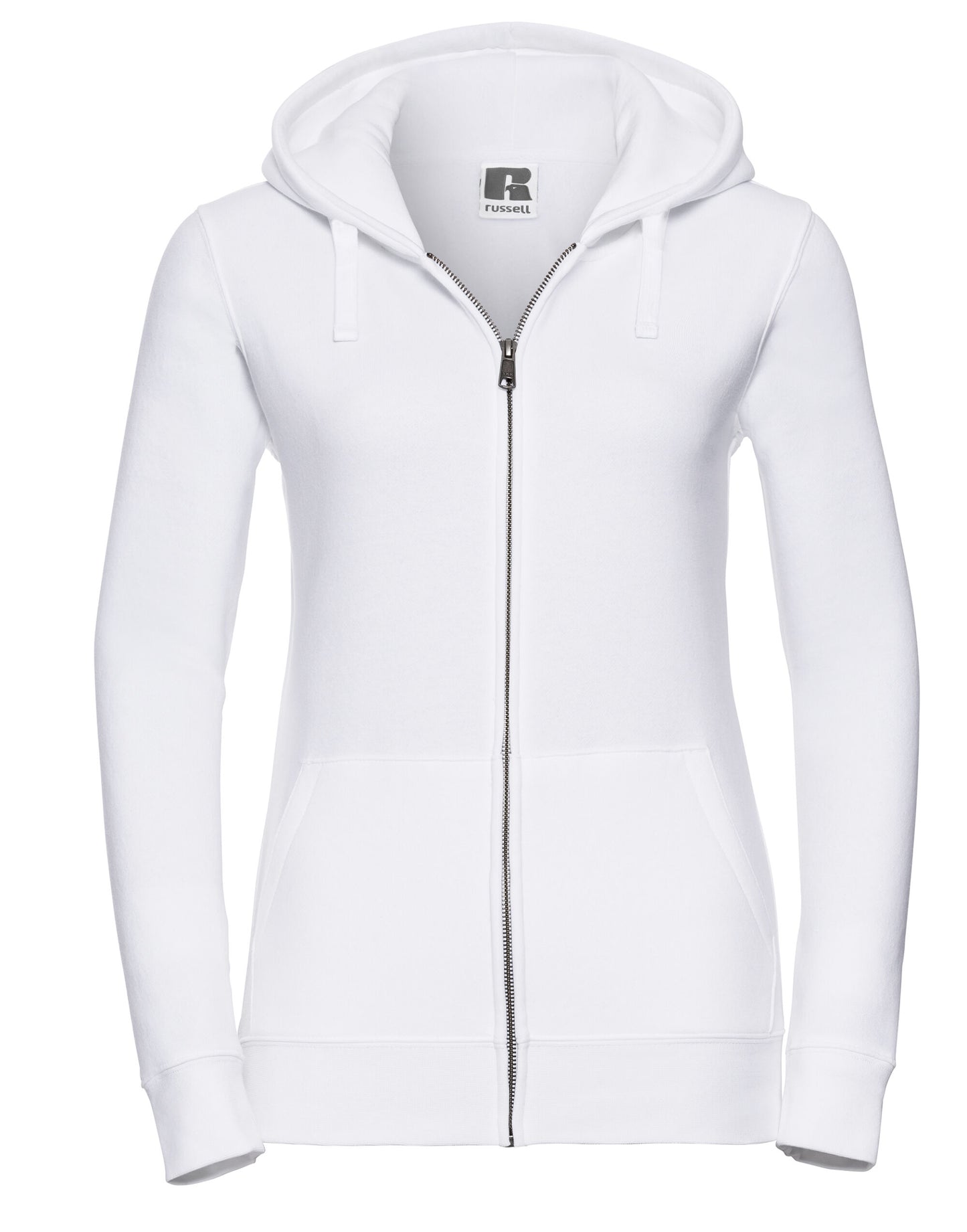 Ladies' Authentic Zipped Hood Jacket - White