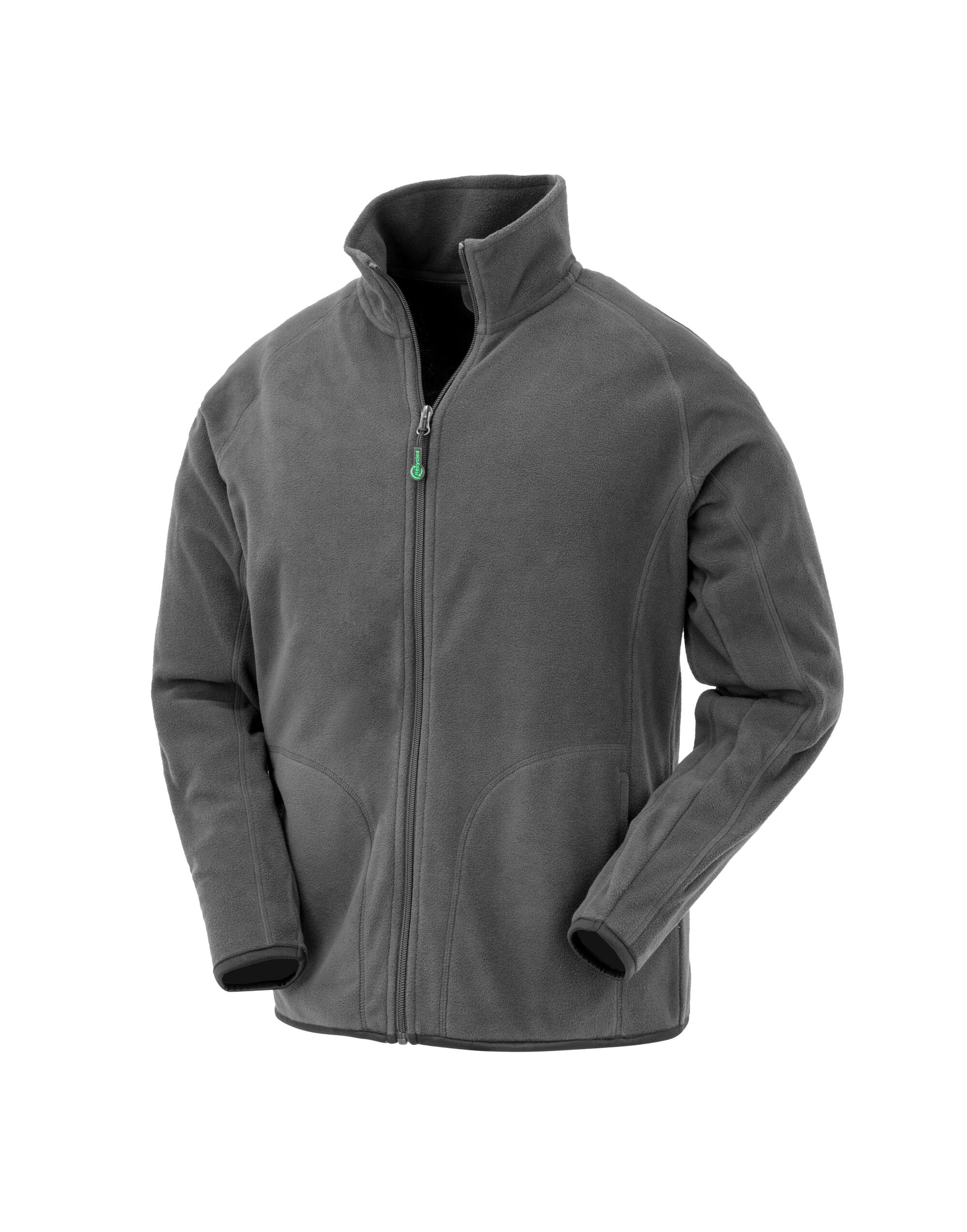 Recycled Microfleece Jacket - Grey