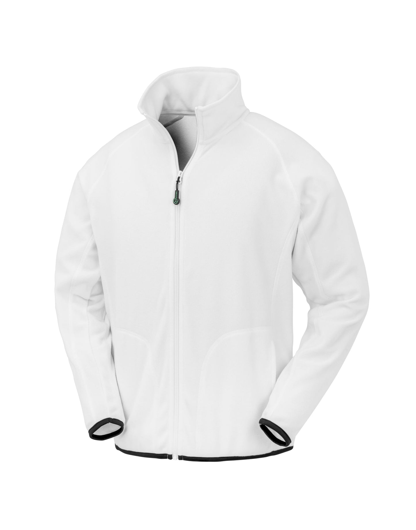 Recycled Microfleece Jacket - White
