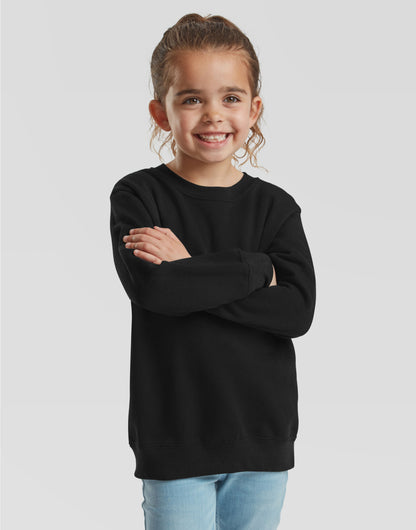 Kid's Classic Set-In Sweat - Black