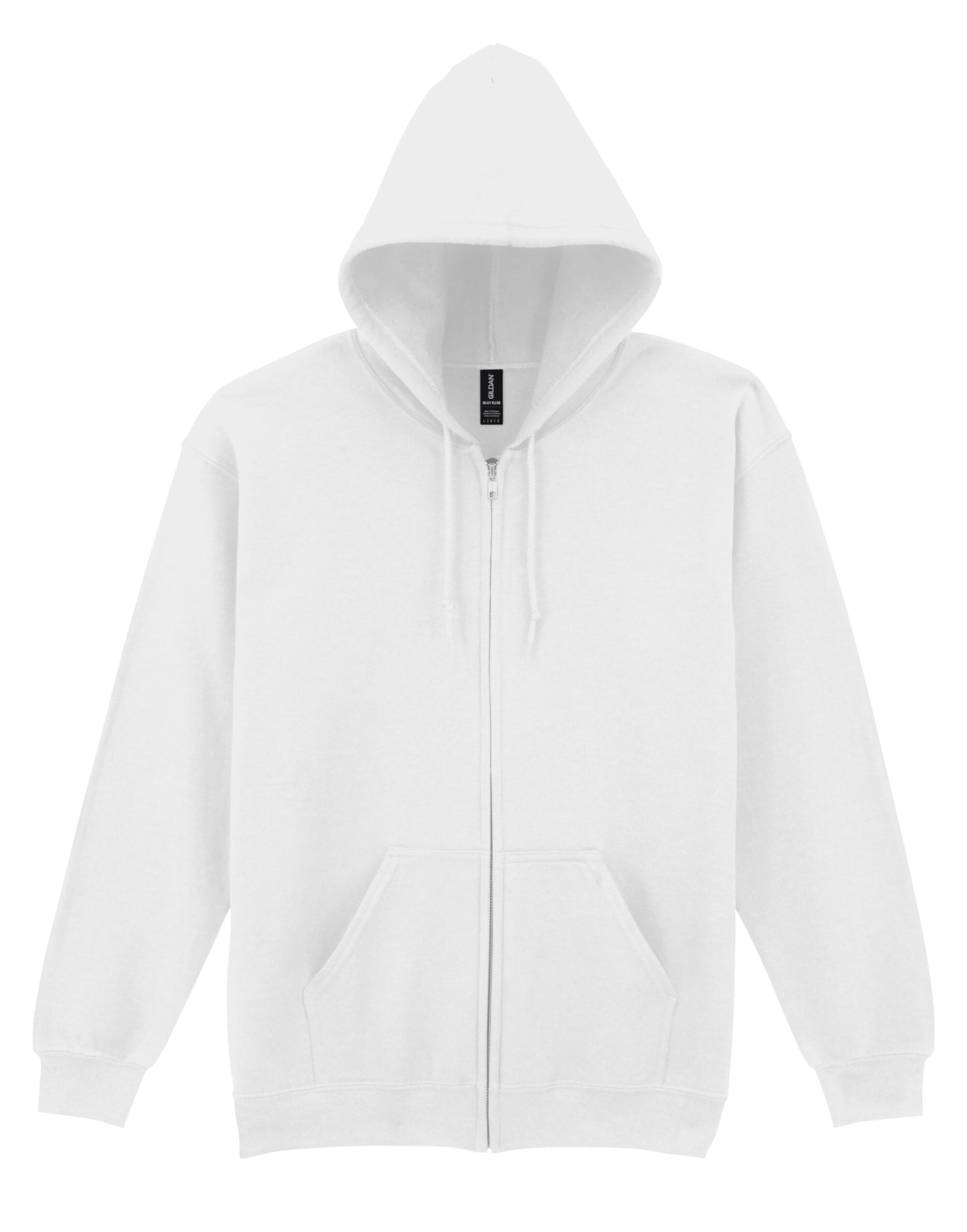 Heavy Blend™ Adult Full Zip Hooded Sweatshirt - White
