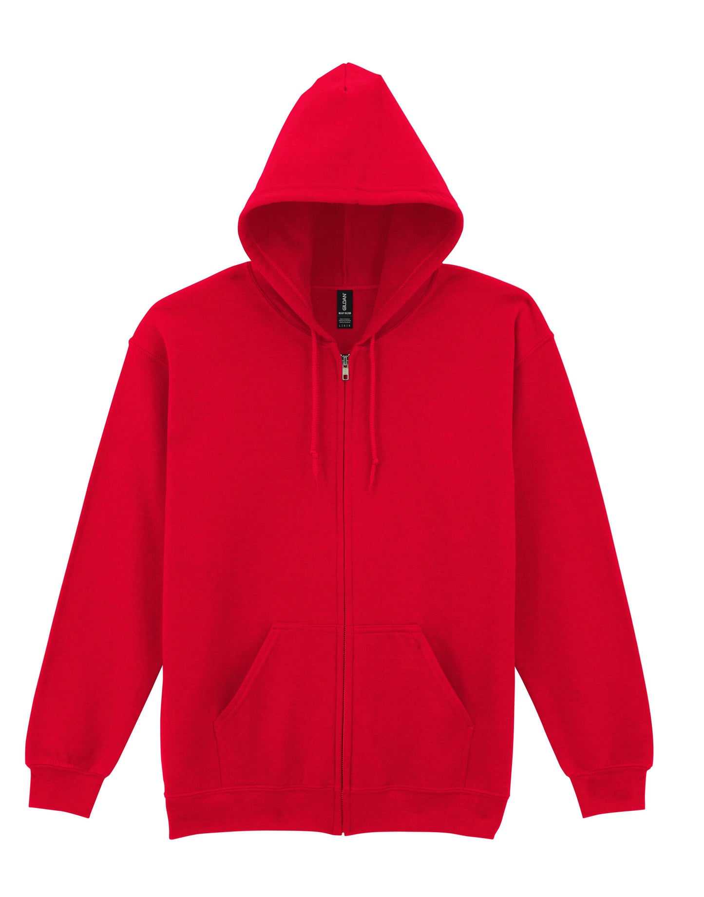 Heavy Blend™ Adult Full Zip Hooded Sweatshirt - Red