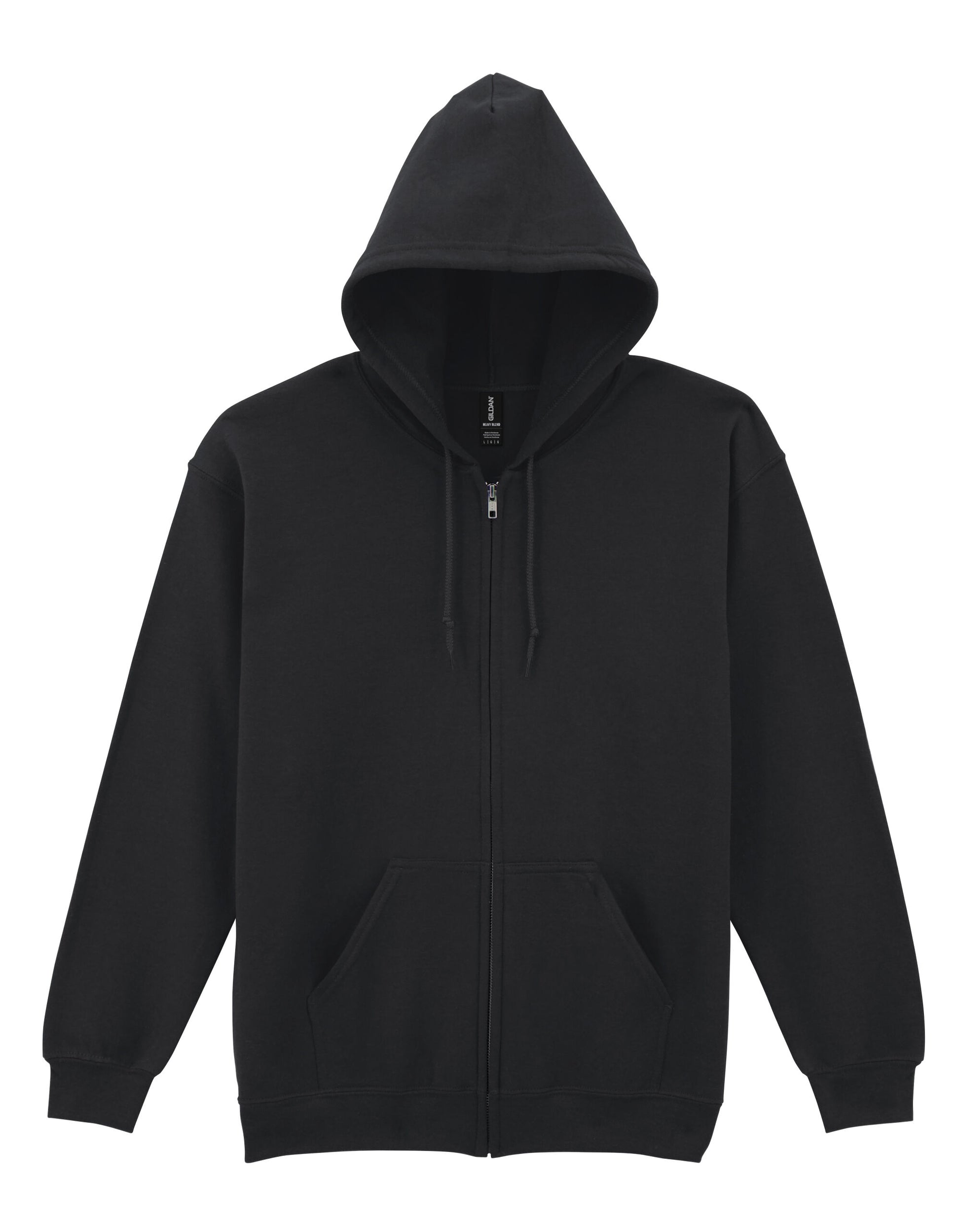 Heavy Blend™ Adult Full Zip Hooded Sweatshirt - Black