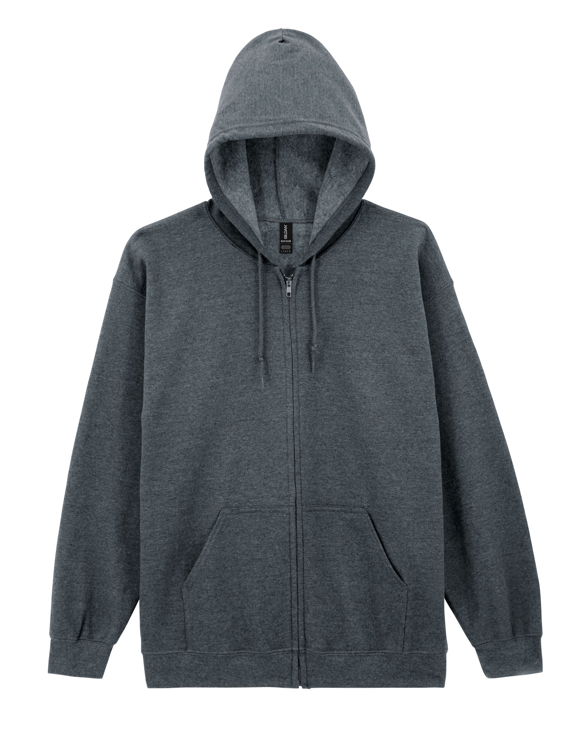 Heavy Blend™ Adult Full Zip Hooded Sweatshirt - Dark Heather