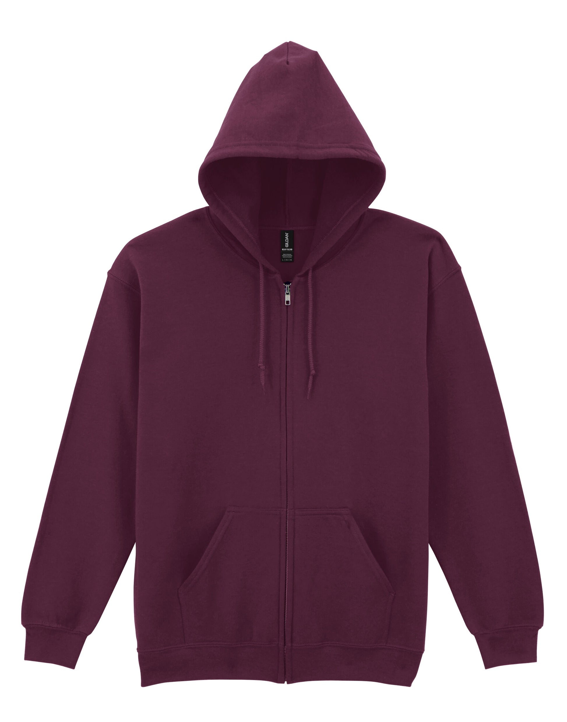 Heavy Blend™ Adult Full Zip Hooded Sweatshirt - Maroon
