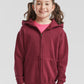 Kid's Classic Hooded Sweat Jacket - Burgundy