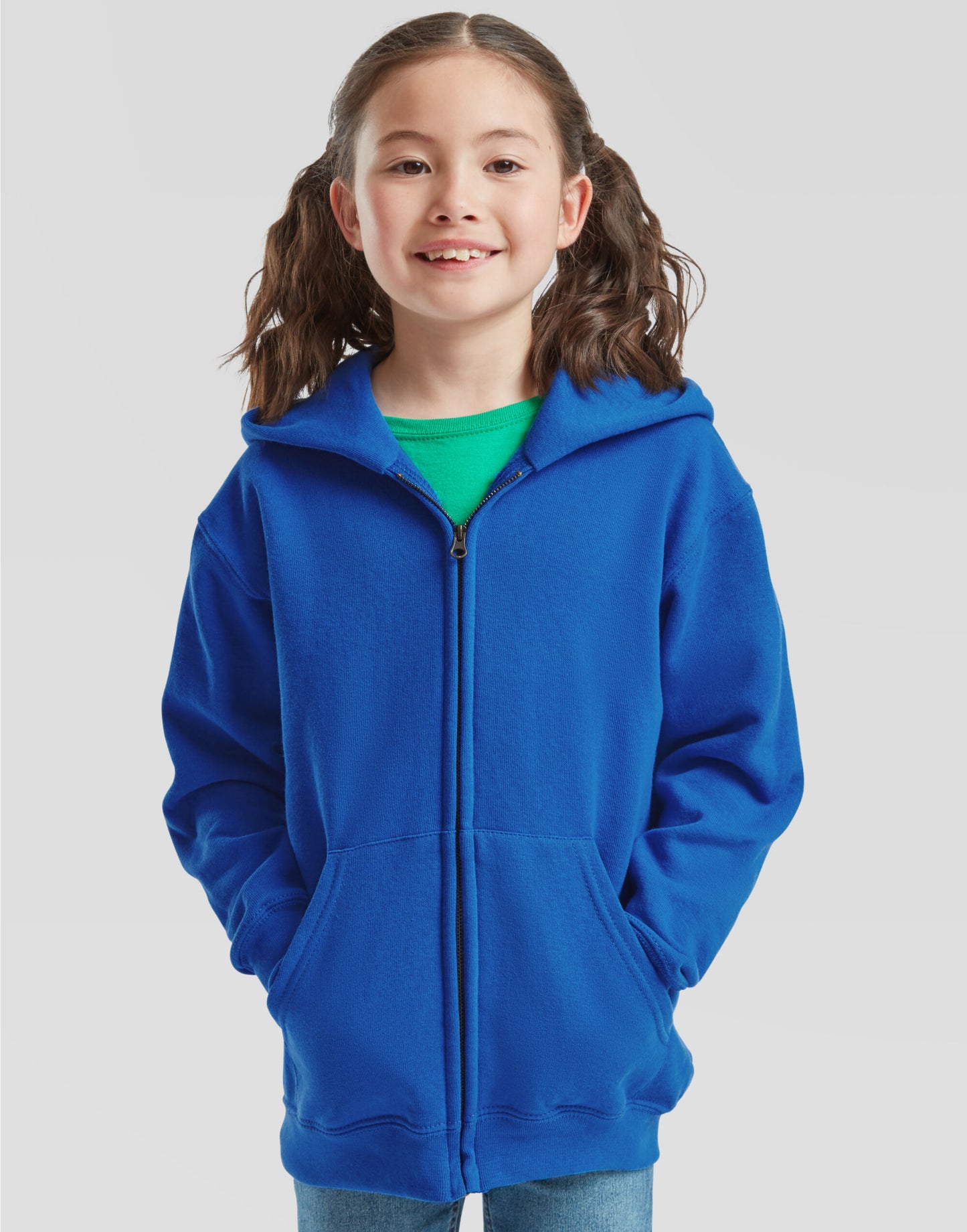 Kid's Classic Hooded Sweat Jacket - Royal