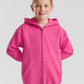 Kid's Classic Hooded Sweat Jacket - Fuchsia