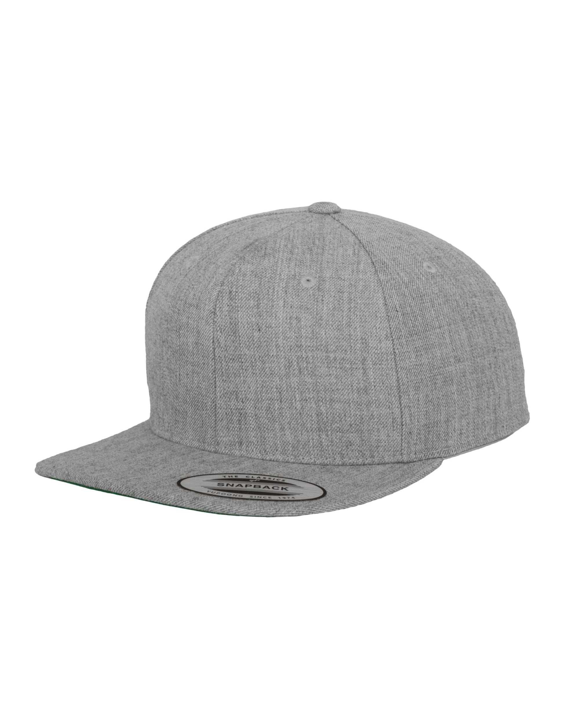 Classic Snapback Cap - Heather