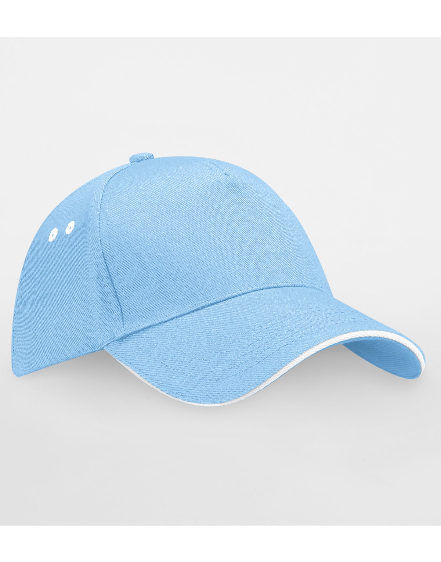 Ultimate 5 Panel Cap Sandwich Peak - Sky/White