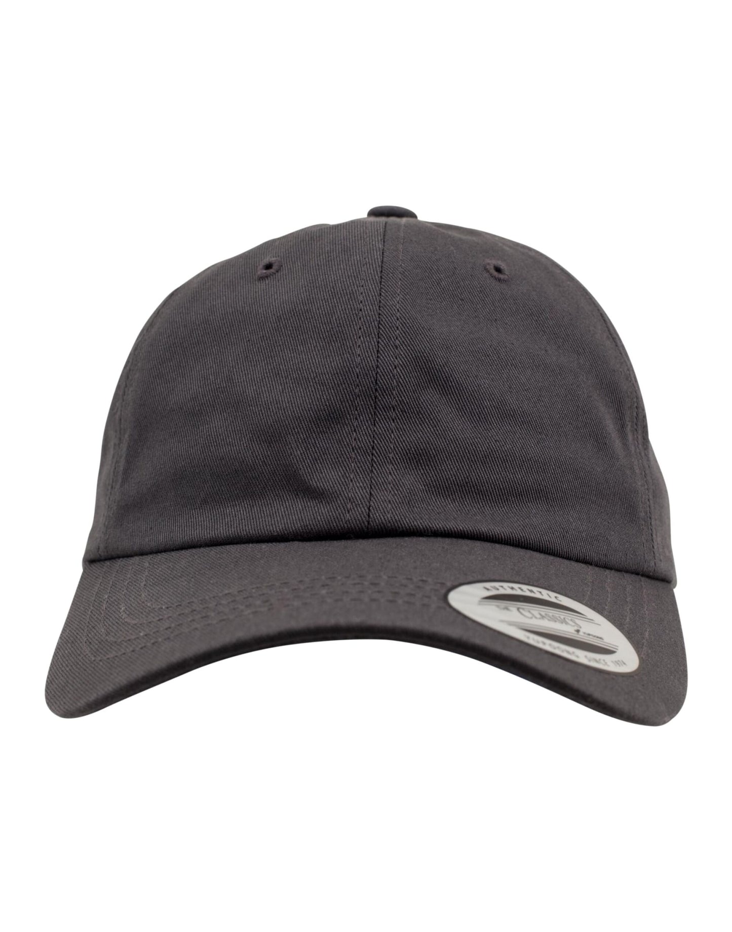 Low Profile Cotton Twill Cap - Dark Grey