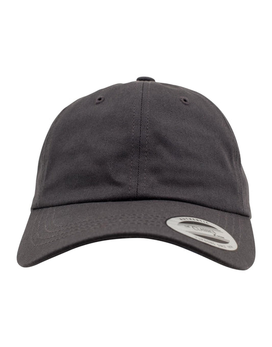 Low Profile Cotton Twill Cap - Dark Grey
