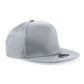 5 panel Snapback Rapper Cap - Light Grey