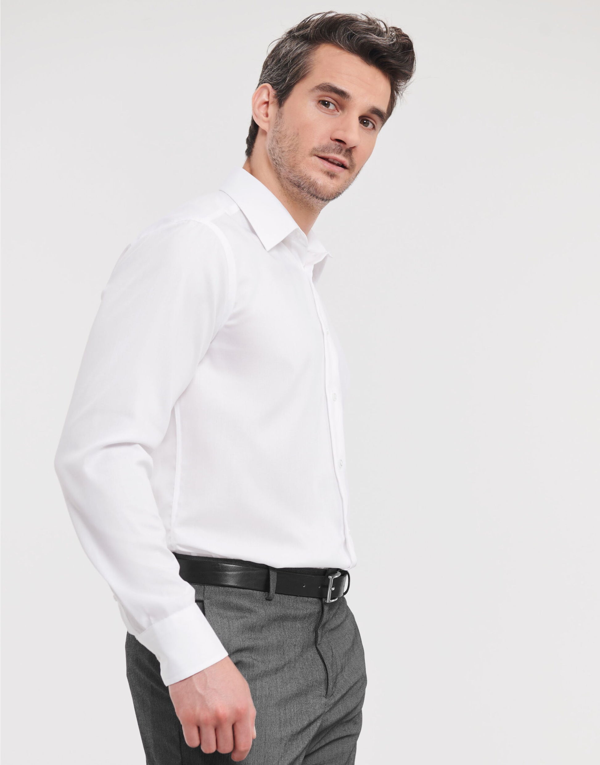 Men's Long Sleeve Tailored Ultimate Non-Iron Shirt - White
