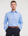 Men's Long Sleeve Tailored Ultimate Non-Iron Shirt - Bright Sky