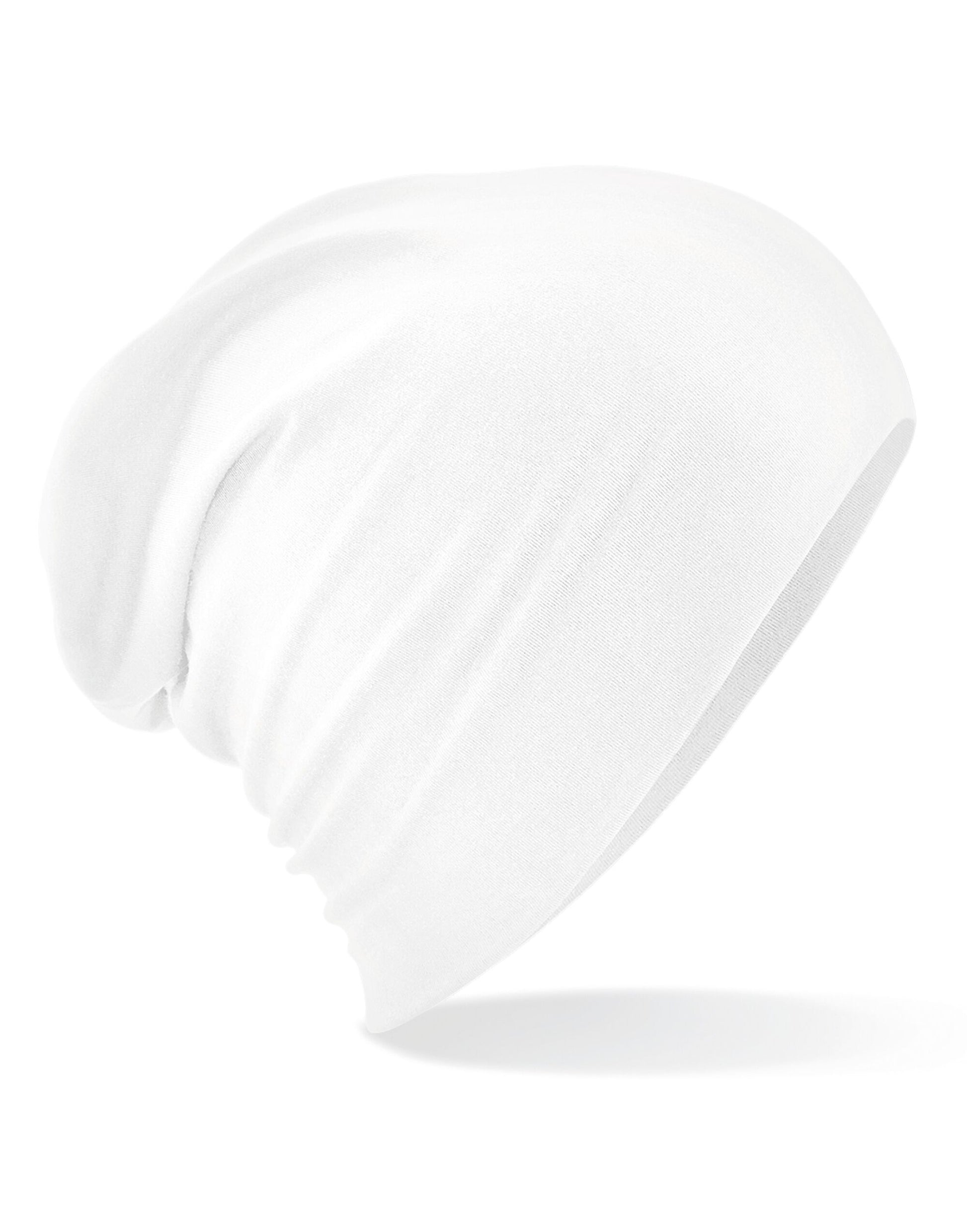 Hemsedal Cotton Slouch Beanie - White