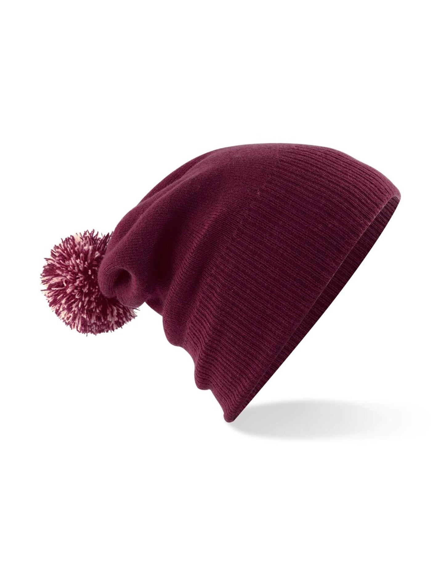 Snowstar® Beanie - Burgundy/Off White