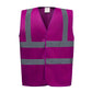 Enhanced Vis Waistcoat - Raspberry