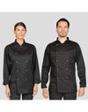 Budget Long Sleeve Chefs Jacket - Black