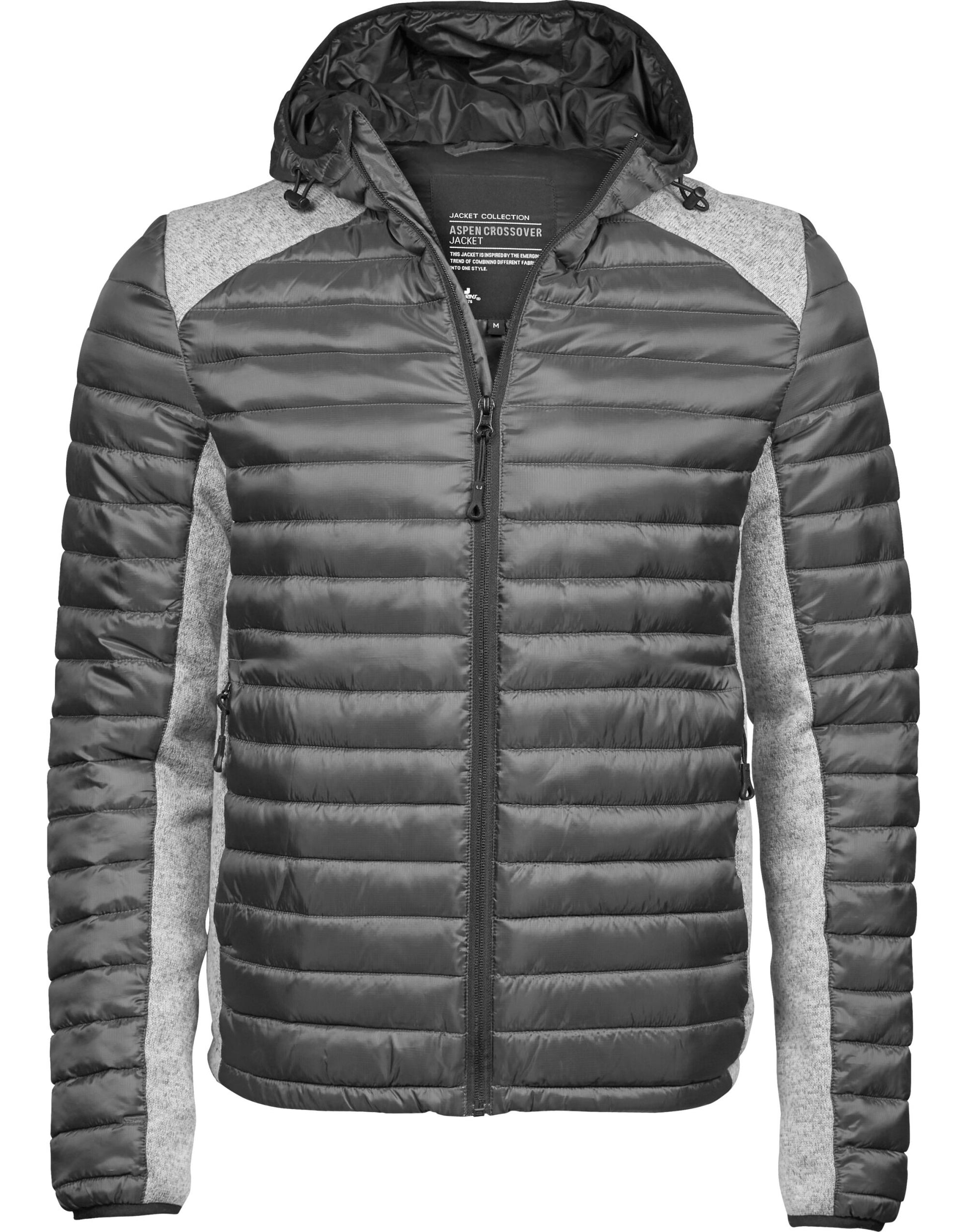 Men's Hooded Outdoor Crossover - Space Grey/Grey Melange