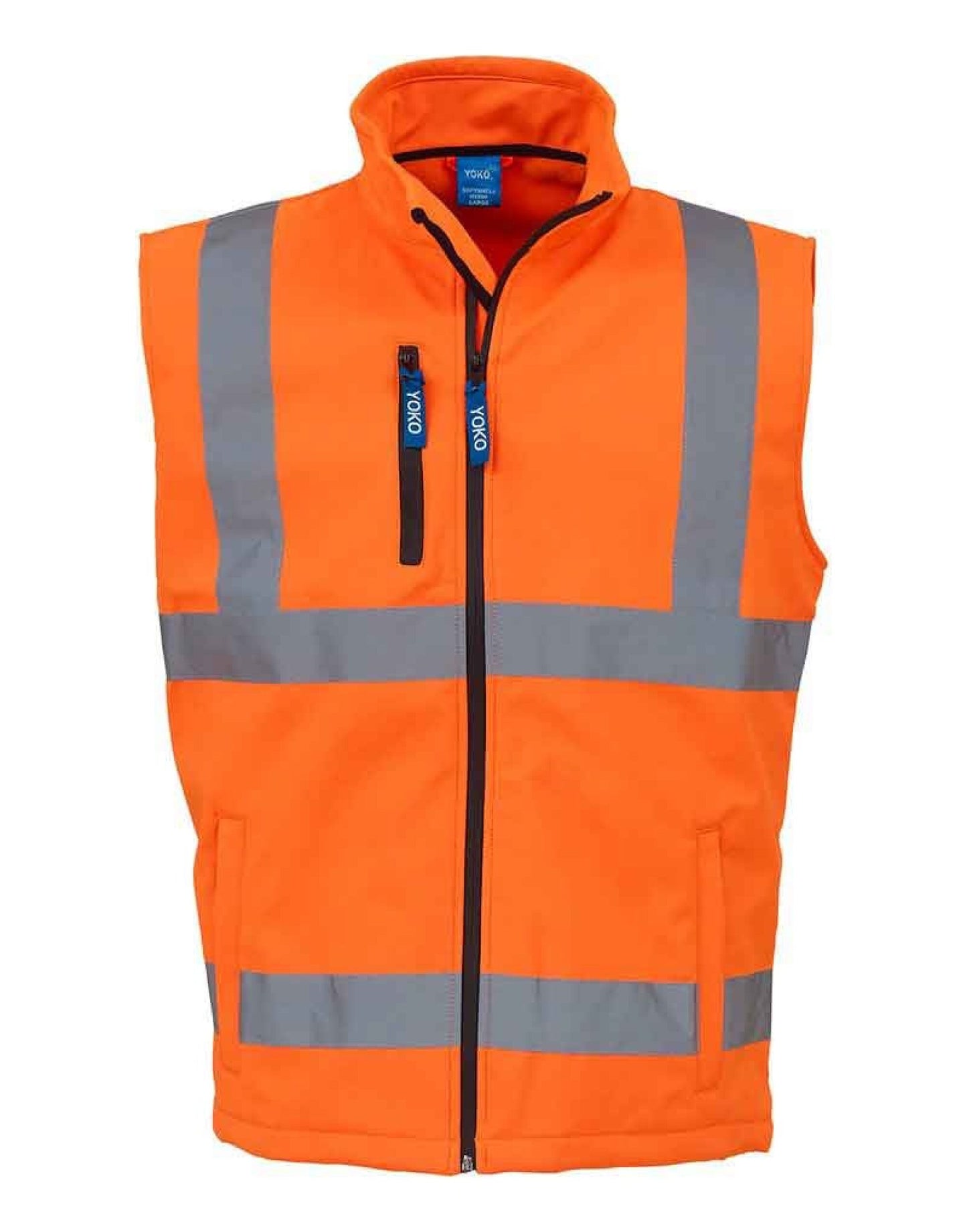Hi-Vis Softshell Bodywarmer - Hi Vis Orange