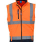 Hi-Vis Softshell Bodywarmer - Hi Vis Orange/Navy