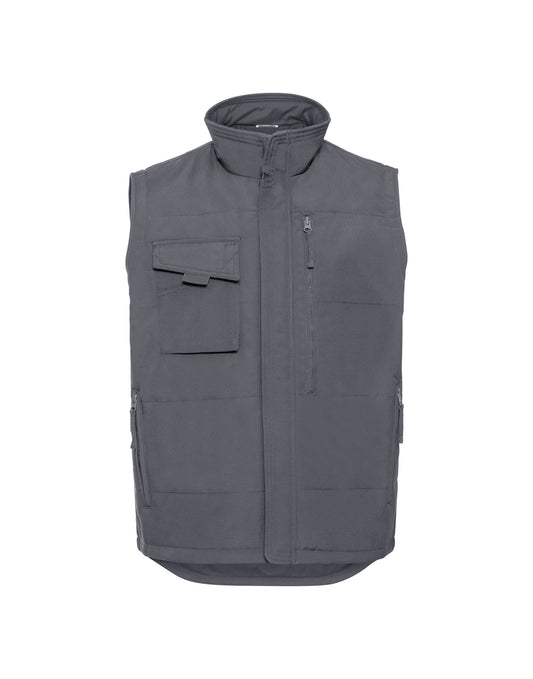 Heavy Duty Workwear Gilet - Convoy Grey