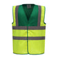 Two Tone Class 1 Waistcoat - Hi Vis Yellow/Green