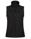 Flux Women's Softshell Bodywarmer - Black/Black