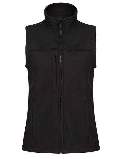 Flux Women's Softshell Bodywarmer - Black/Black