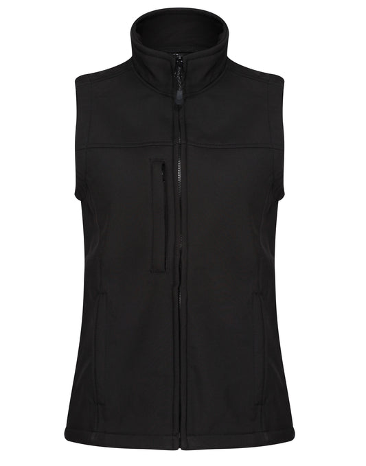 Flux Women's Softshell Bodywarmer - Black/Black