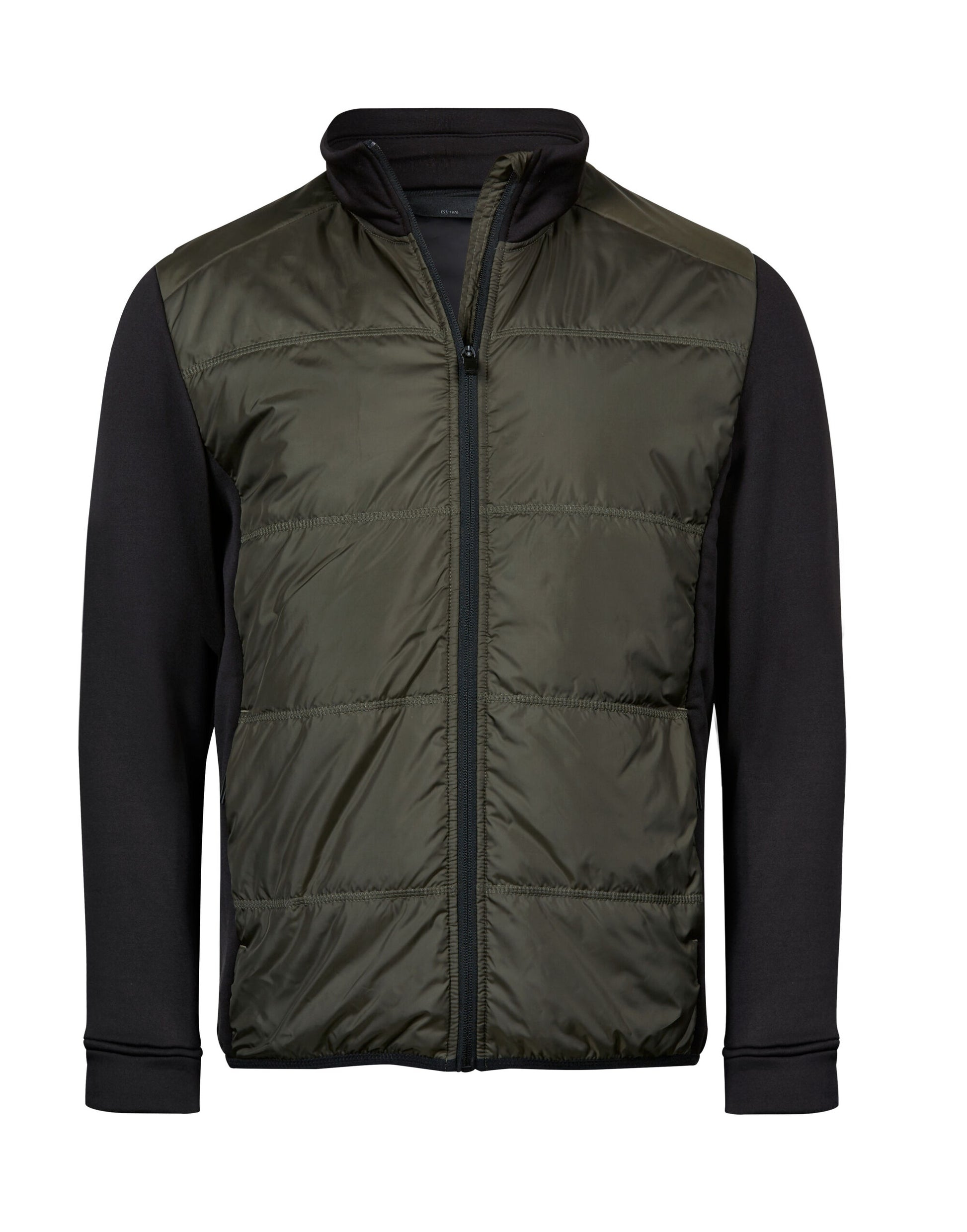 Men's Hybrid-Stretch Jacket - Deep Green/ Black