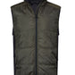 Hybrid-Stretch Bodywarmer - Deep Green/ Black