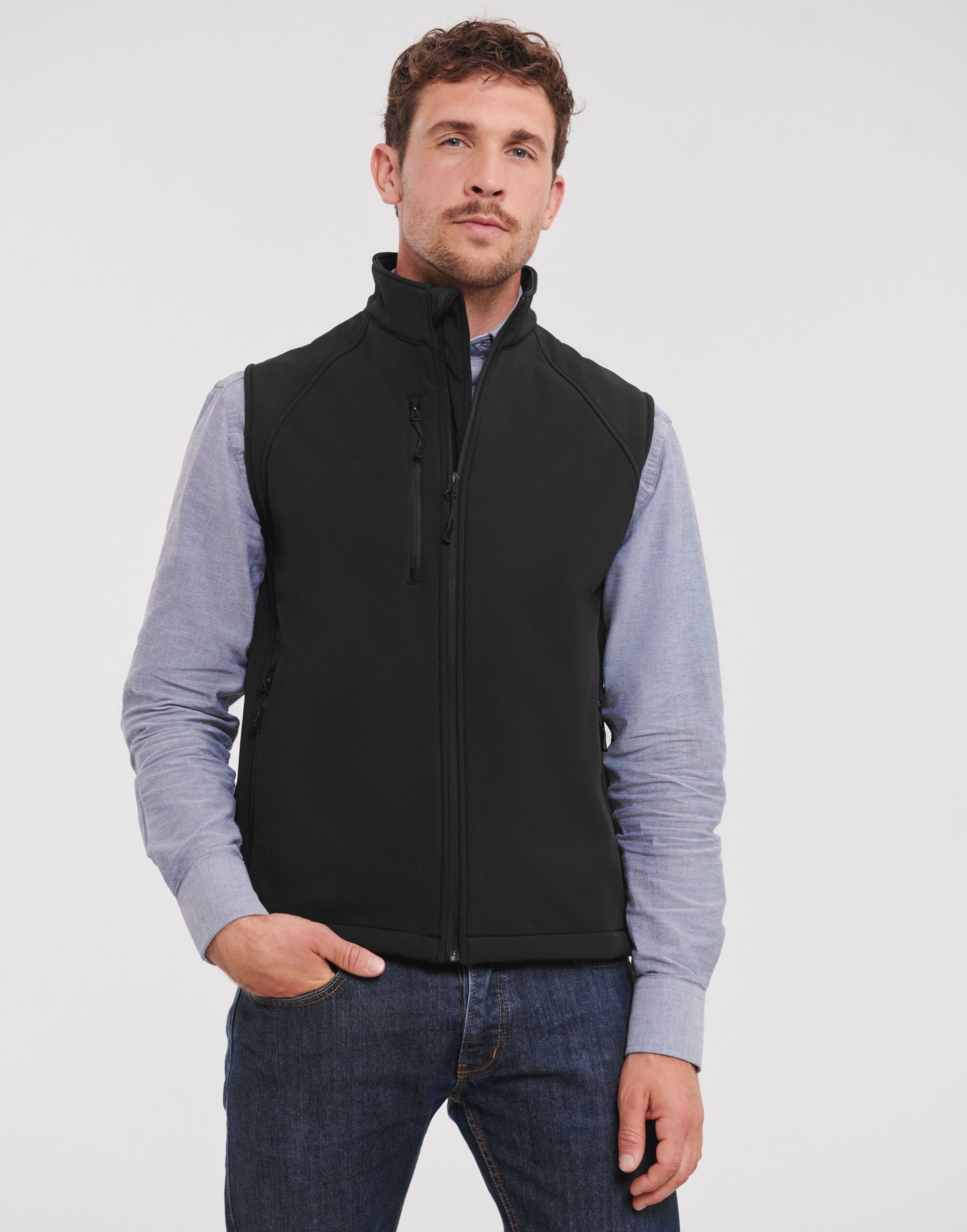 Men's Softshell Gilet - Black