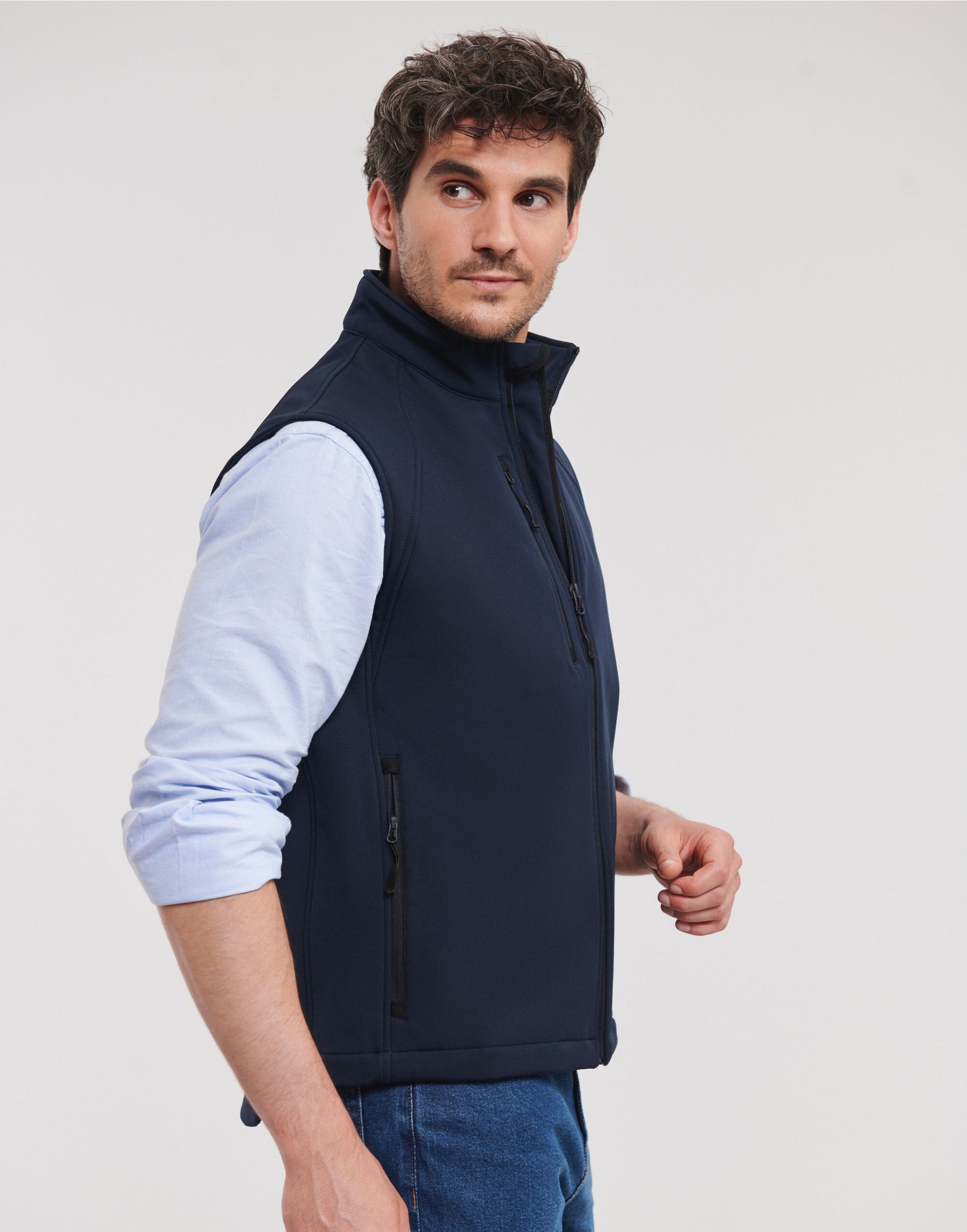 Men's Softshell Gilet - French Navy