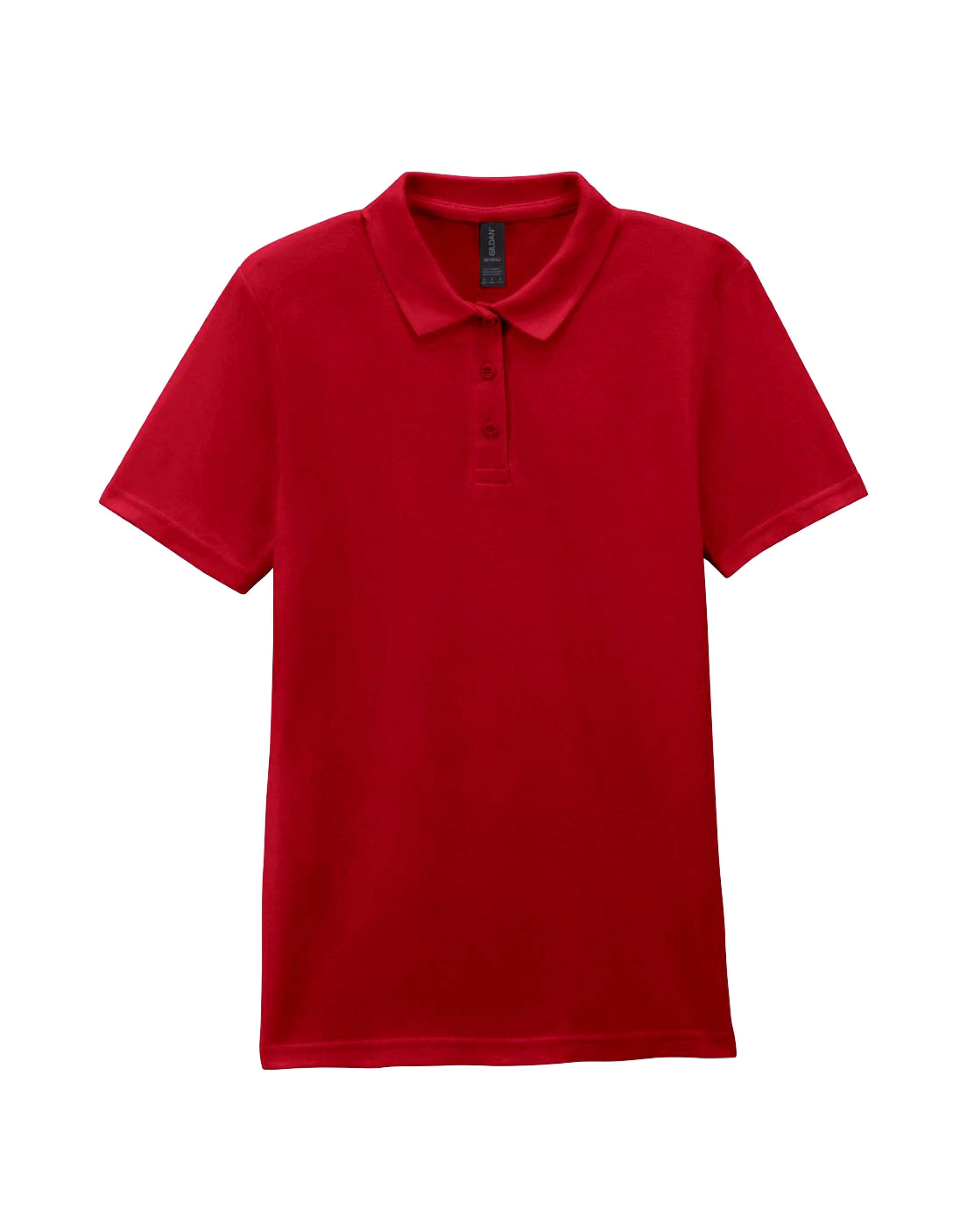 Softstyle® Ladies' Double Pique Polo - Cherry Red