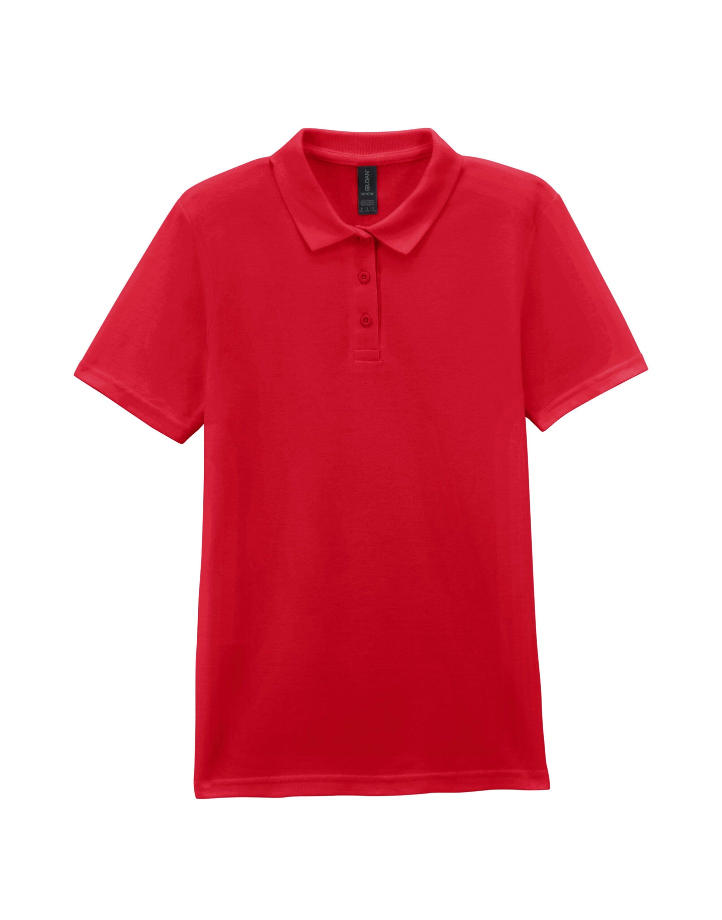 Softstyle® Ladies' Double Pique Polo - Red