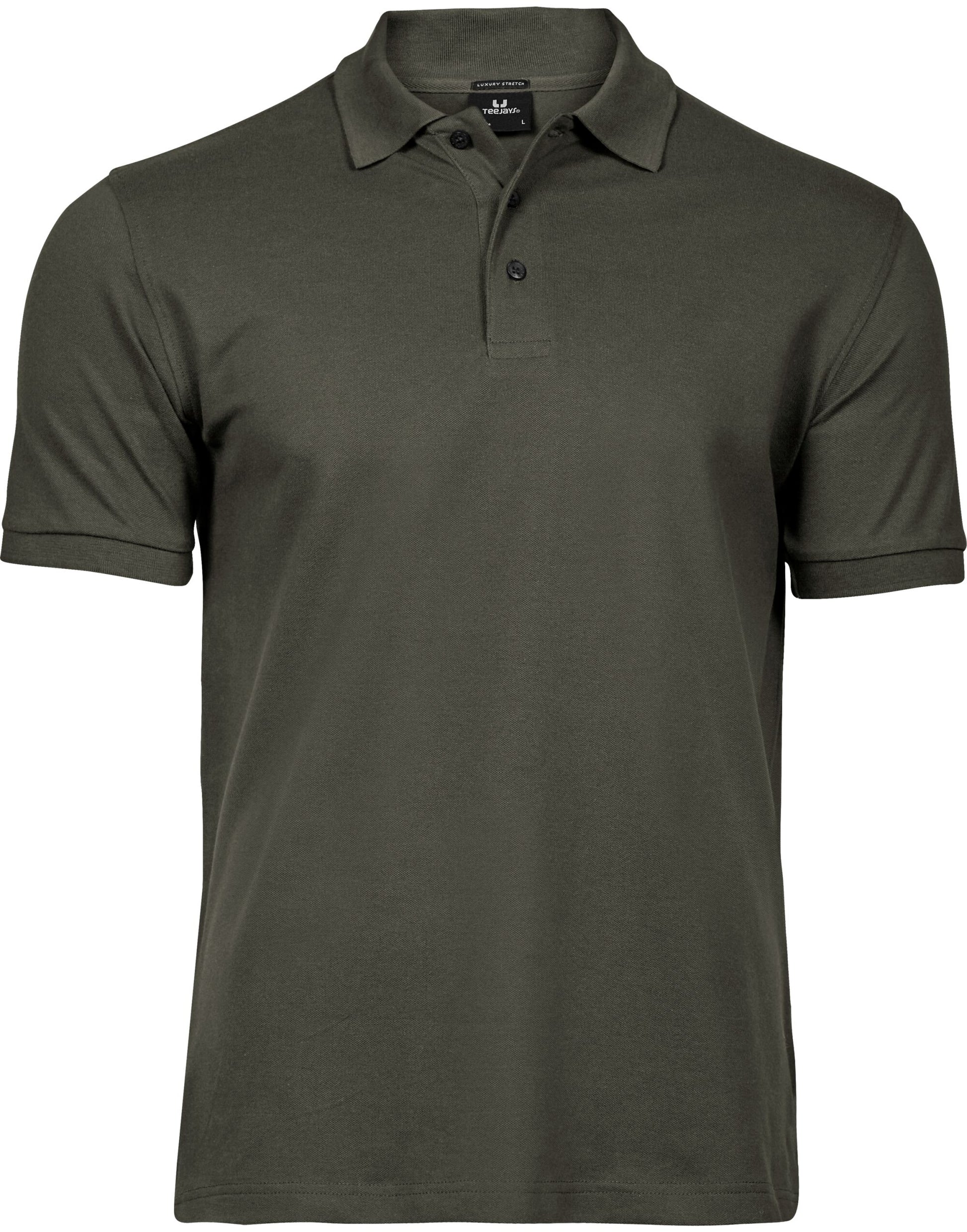 Men's Luxury Stretch Polo - Deep Green