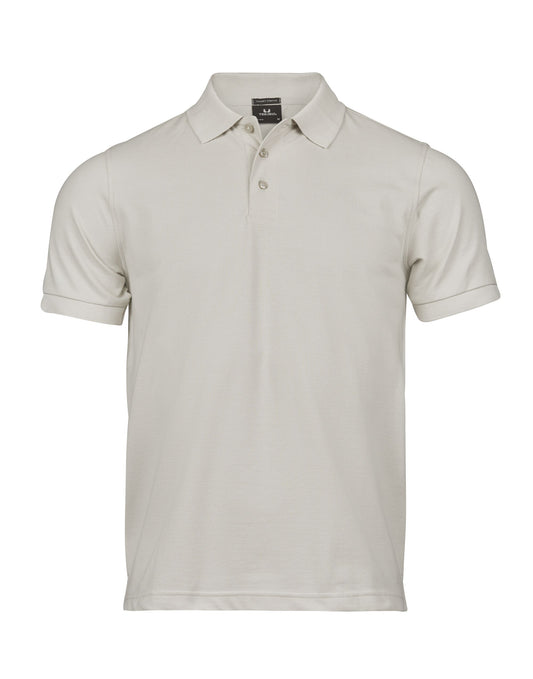 Men's Luxury Stretch Polo - Cement