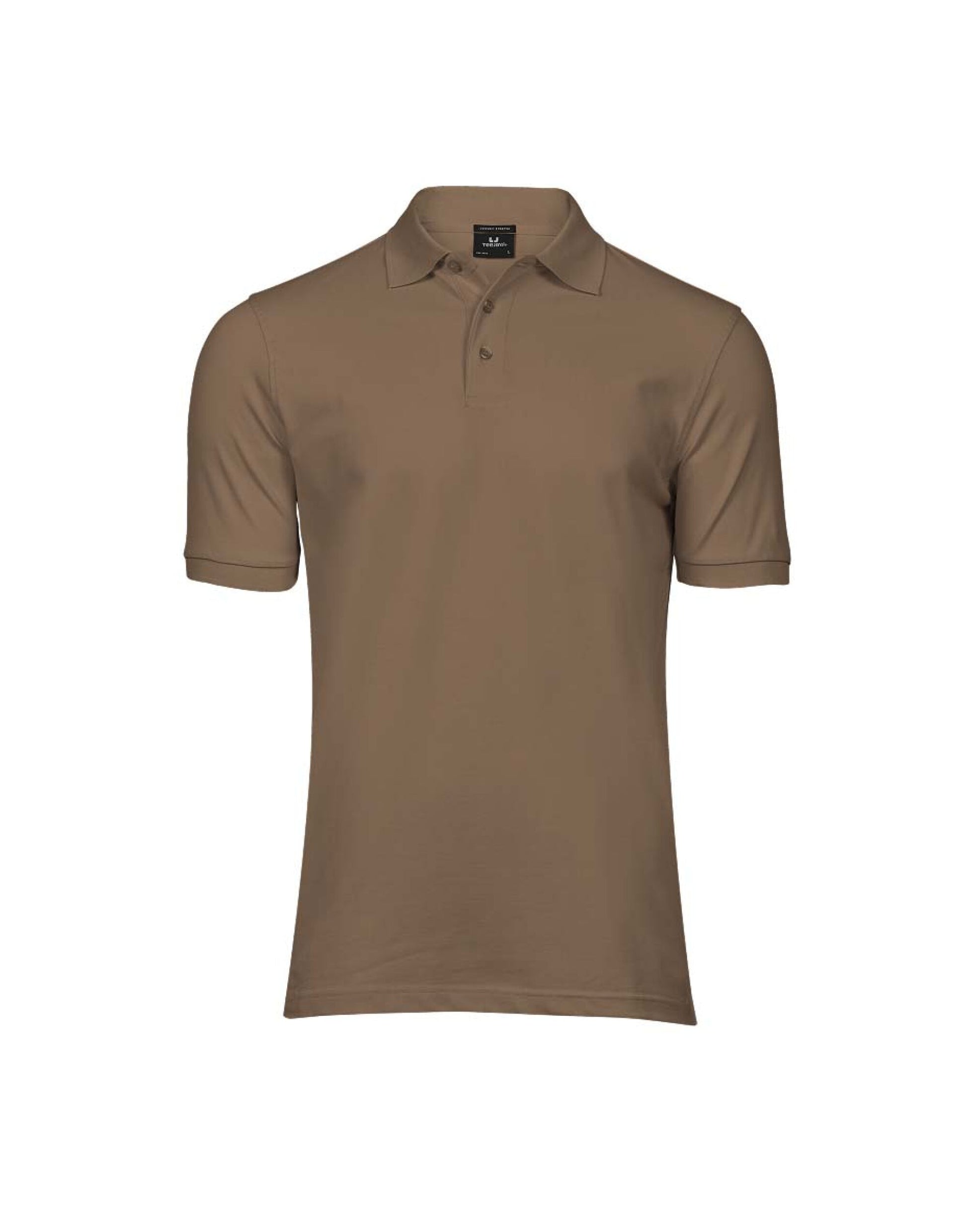 Men's Luxury Stretch Polo - Wood