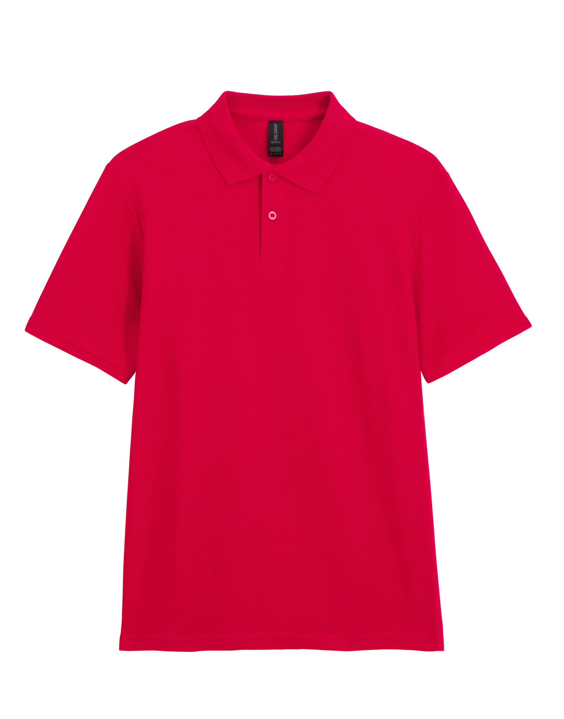 Softstyle® Adult Double Pique Polo - Red