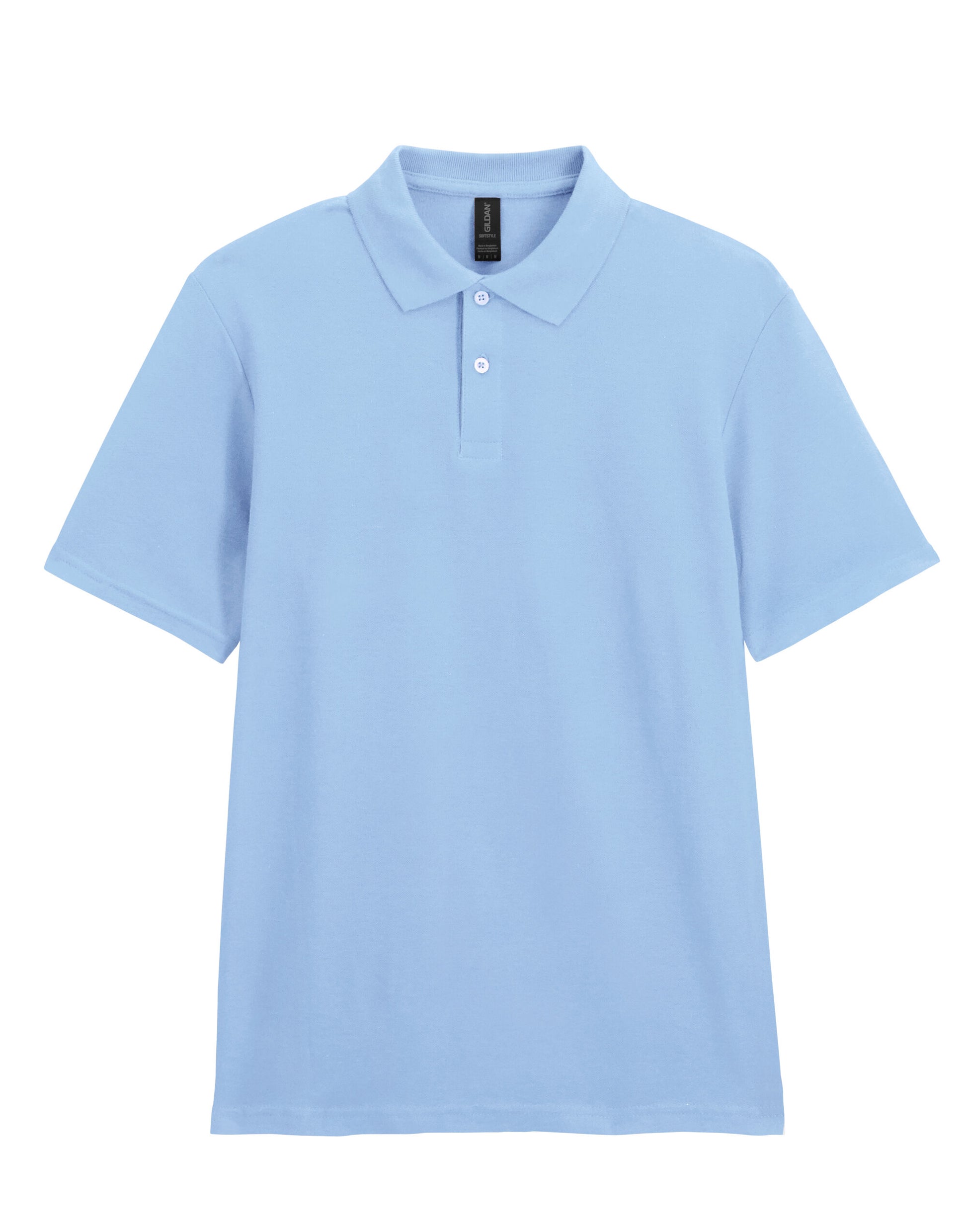 Softstyle® Adult Double Pique Polo - Light Blue