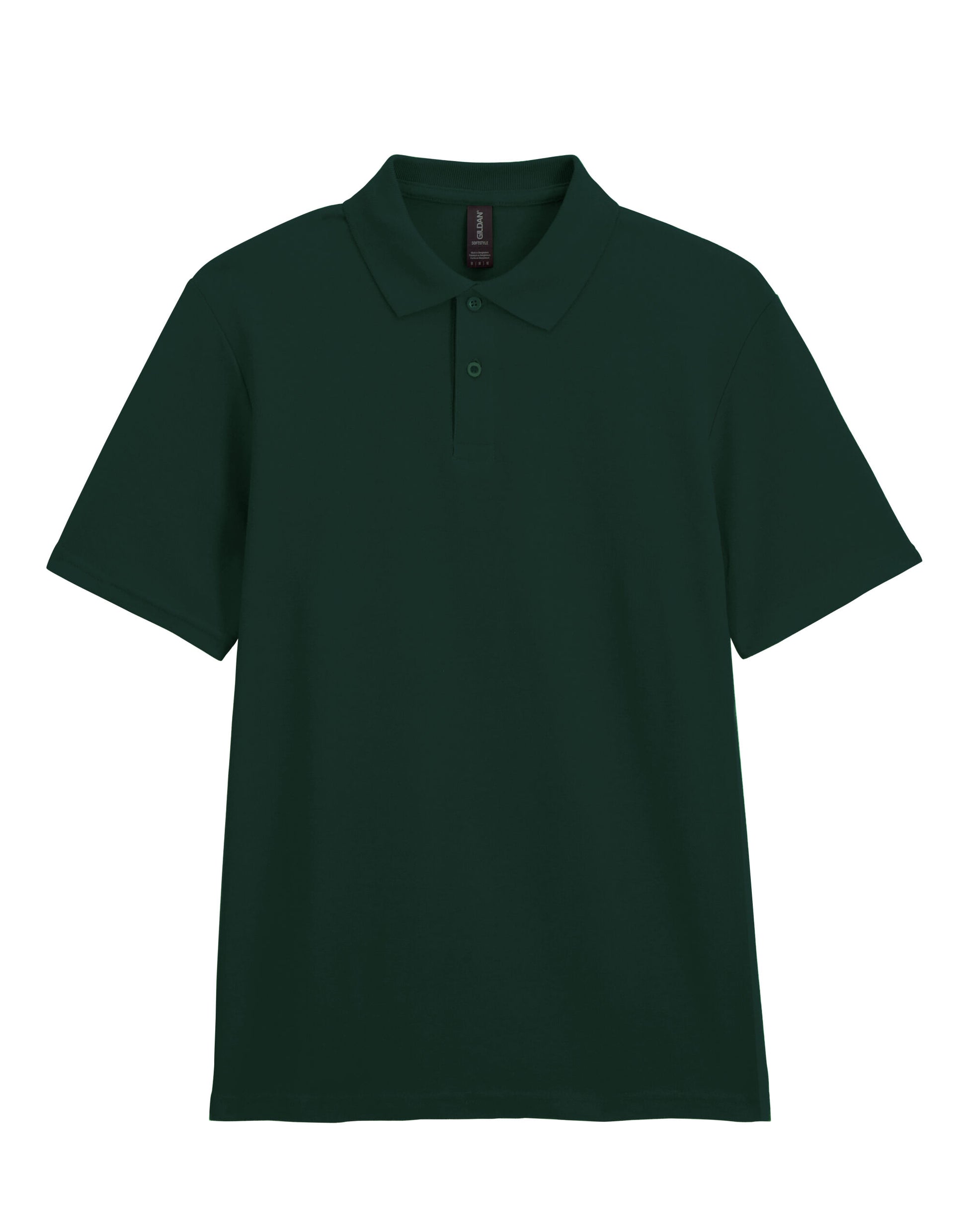 Softstyle® Adult Double Pique Polo - Forest Green