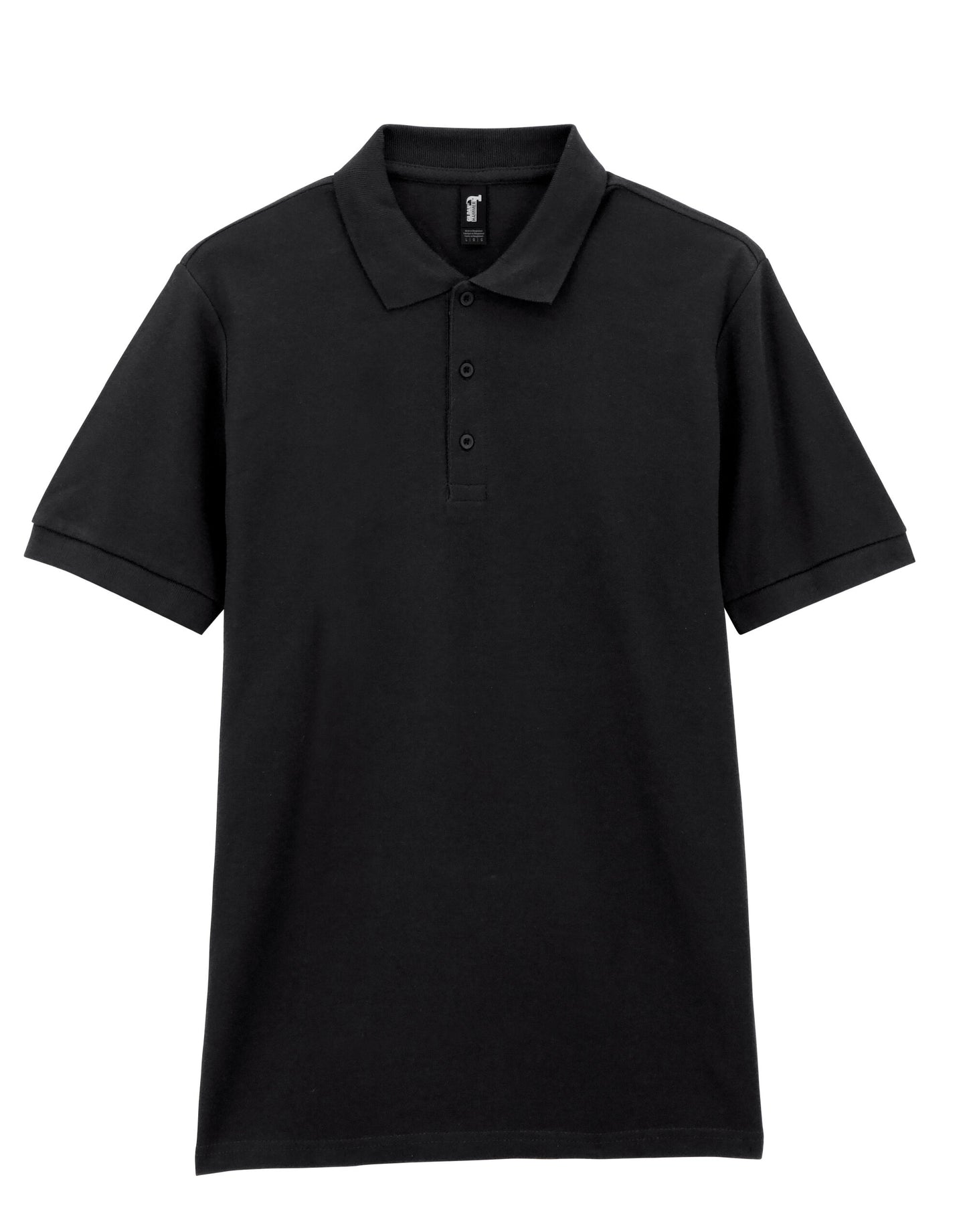 Premium Cotton® Adult Double Piqué Polo - Black