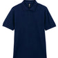 Premium Cotton® Adult Double Piqué Polo - Navy Blue