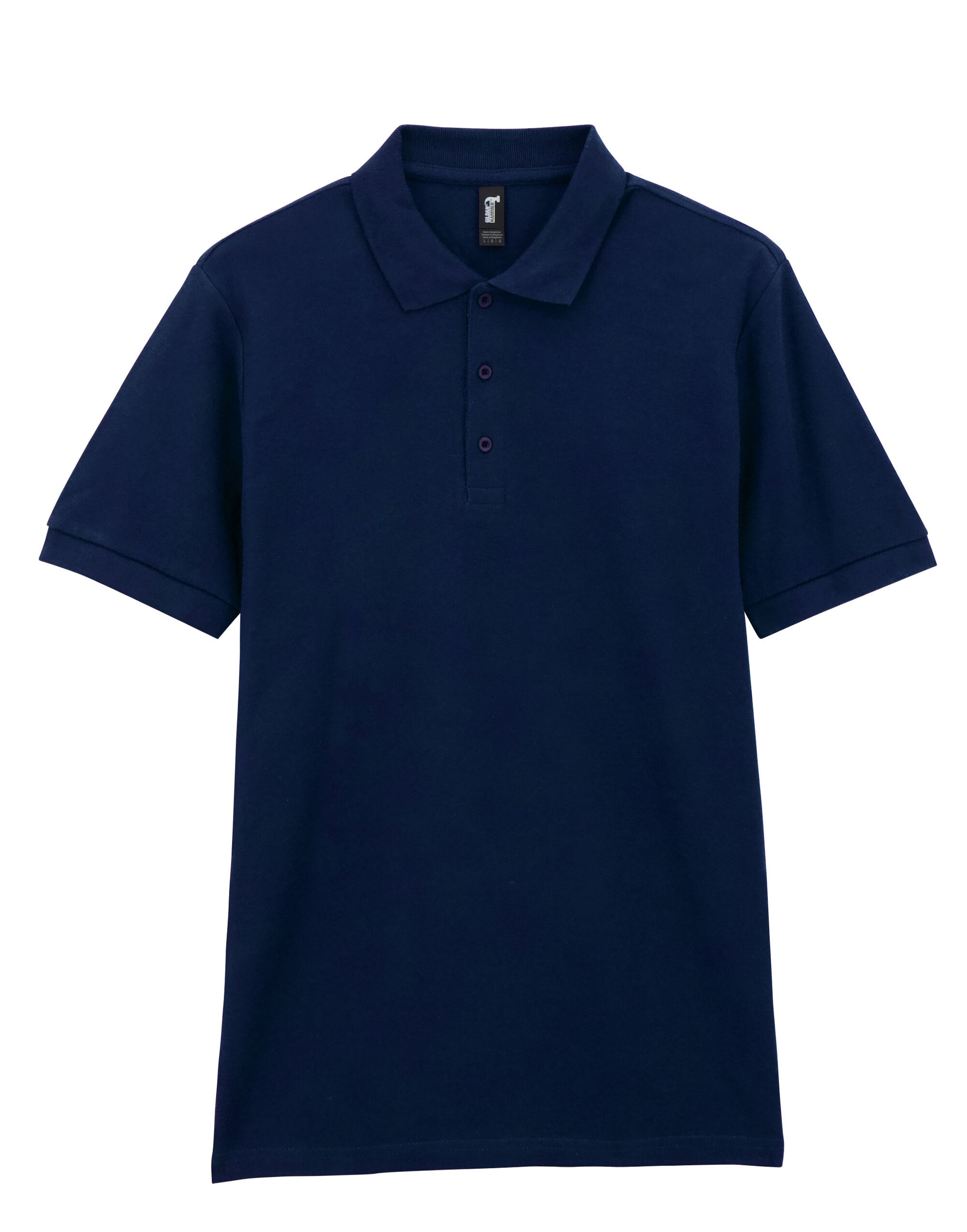 Premium Cotton® Adult Double Piqué Polo - Navy Blue