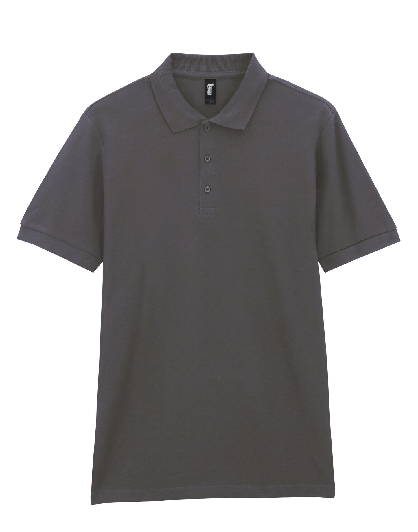Premium Cotton® Adult Double Piqué Polo - Charcoal
